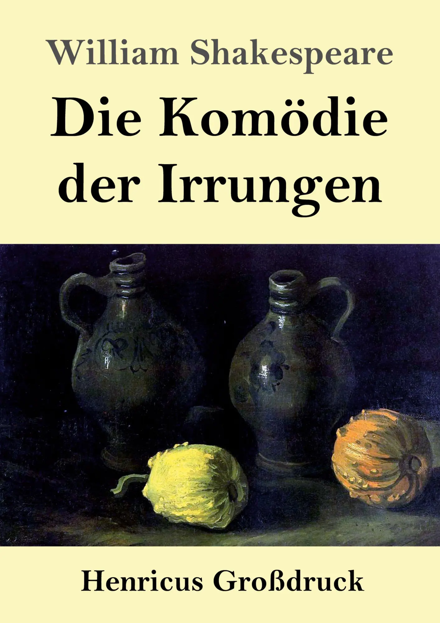 Cover: 9783847857150 | Die Komödie der Irrungen (Großdruck) | William Shakespeare | Buch
