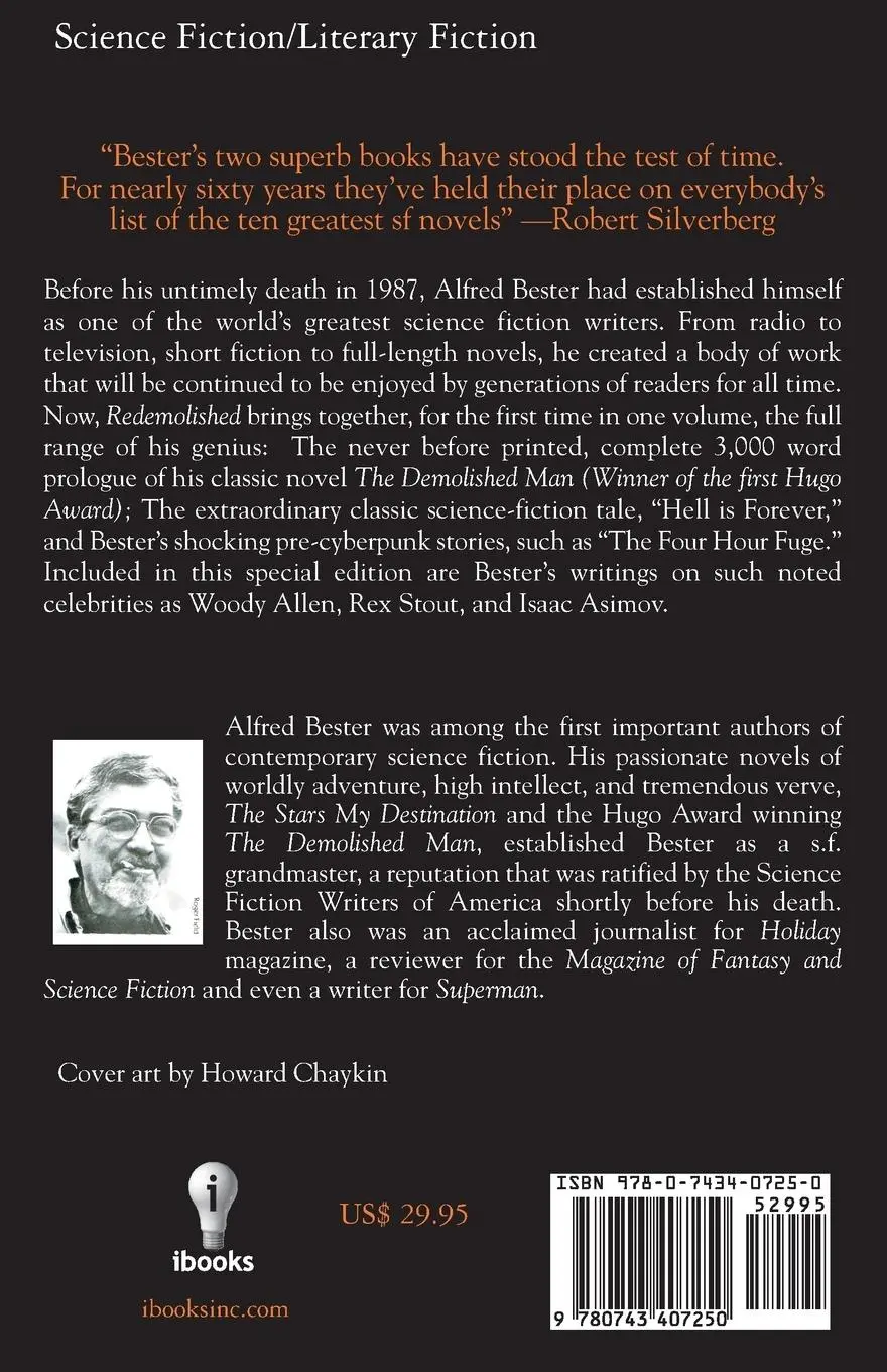 Rückseite: 9780743407250 | Redemolished | Alfred Bester | Taschenbuch | Kartoniert / Broschiert
