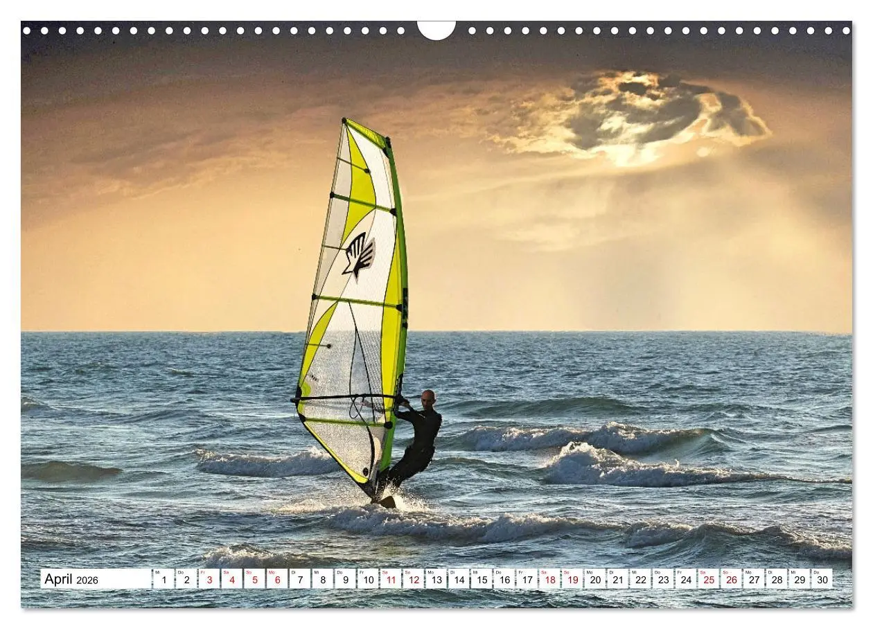 Bild: 9783457547250 | Funsport Windsurfen (Wandkalender 2026 DIN A3 quer), CALVENDO...