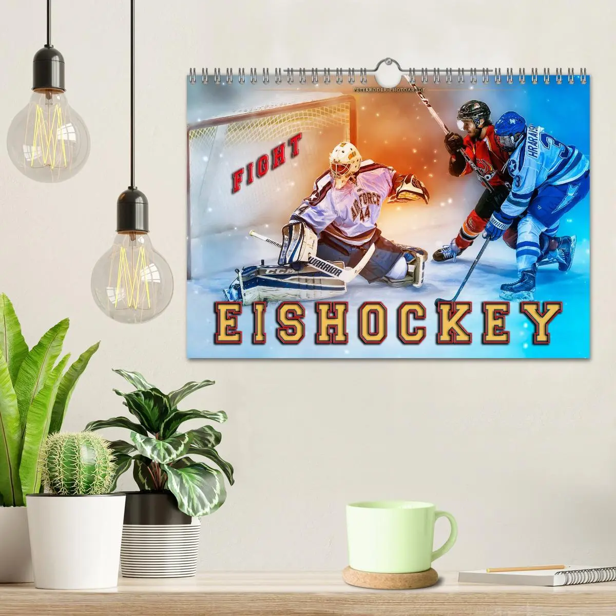 Bild: 9783457857250 | Eishockey - Fight (Wandkalender 2026 DIN A4 quer), CALVENDO...