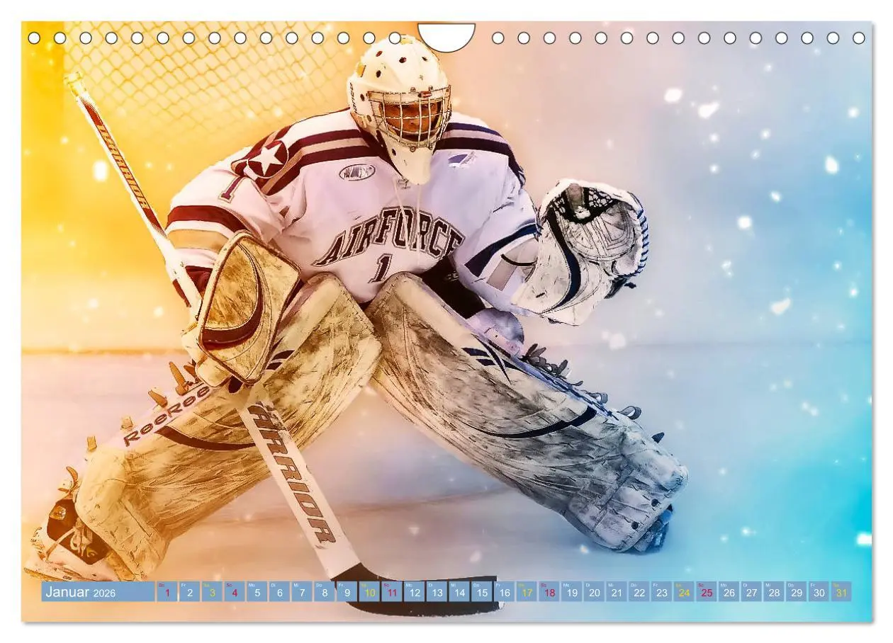 Bild: 9783457857250 | Eishockey - Fight (Wandkalender 2026 DIN A4 quer), CALVENDO...