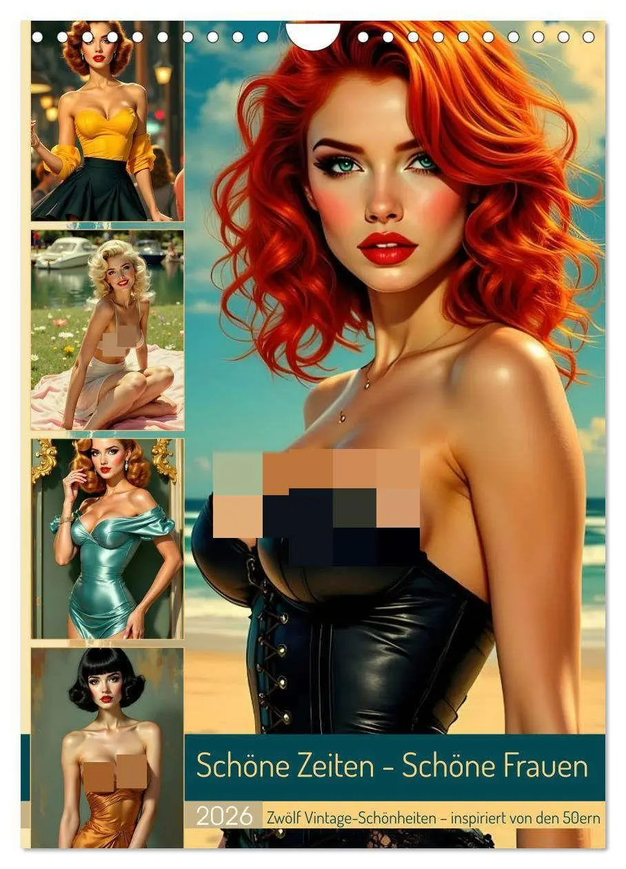 Cover: 9783516707250 | Schöne Zeiten - Schöne Frauen (Wandkalender 2026 DIN A4 hoch),...