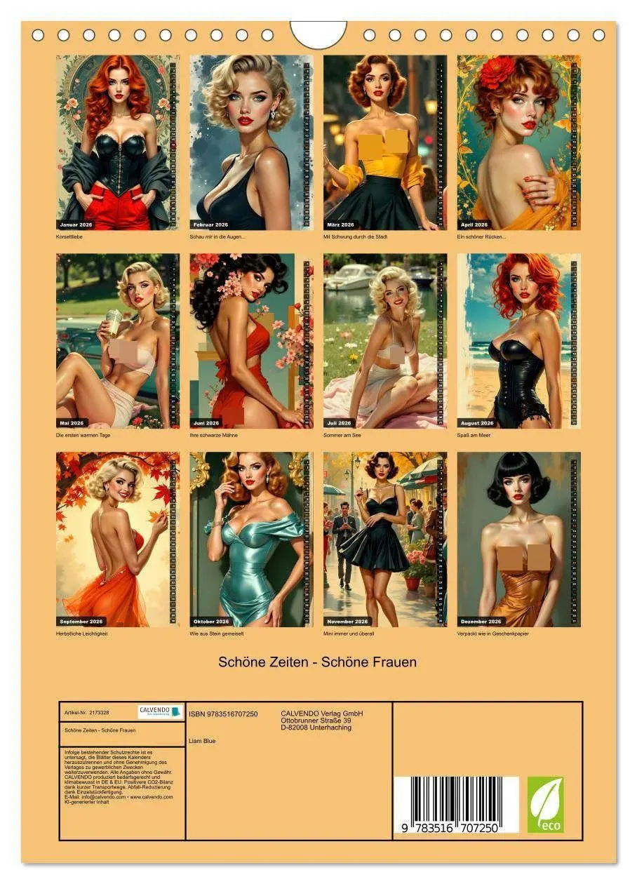 Bild: 9783516707250 | Schöne Zeiten - Schöne Frauen (Wandkalender 2026 DIN A4 hoch),...