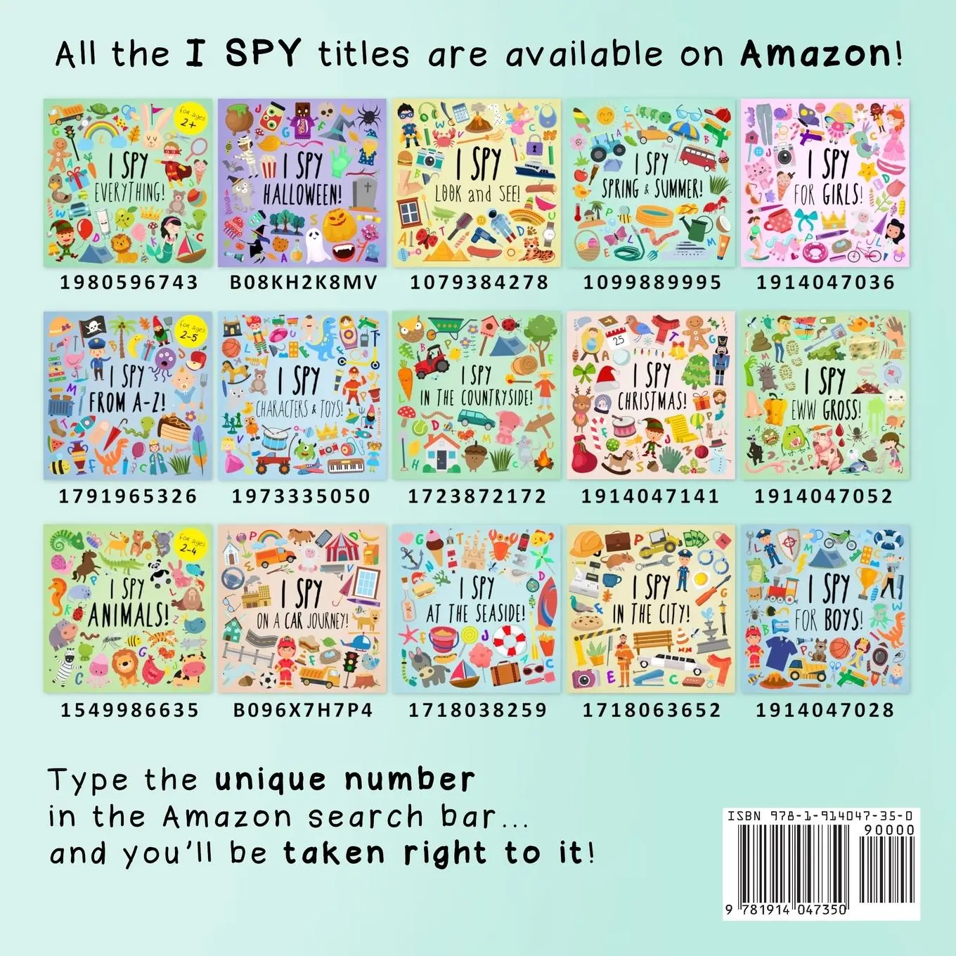 Rückseite: 9781914047350 | I Spy - The Odd One Out | A Fun Guessing Game for 3-5 Year Olds | Buch