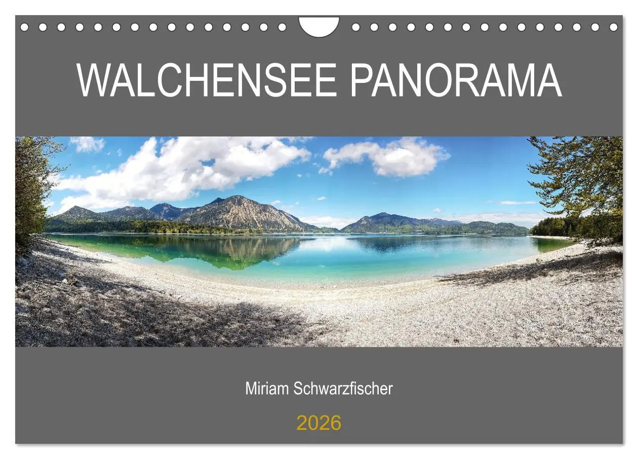 Cover: 9783457607350 | Walchensee Panorama (Wandkalender 2026 DIN A4 quer), CALVENDO...