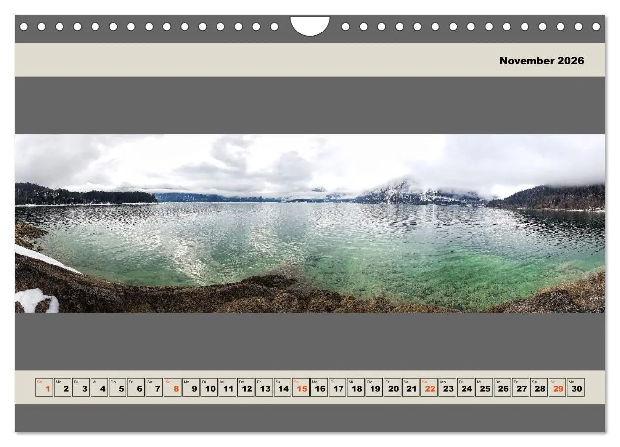 Bild: 9783457607350 | Walchensee Panorama (Wandkalender 2026 DIN A4 quer), CALVENDO...