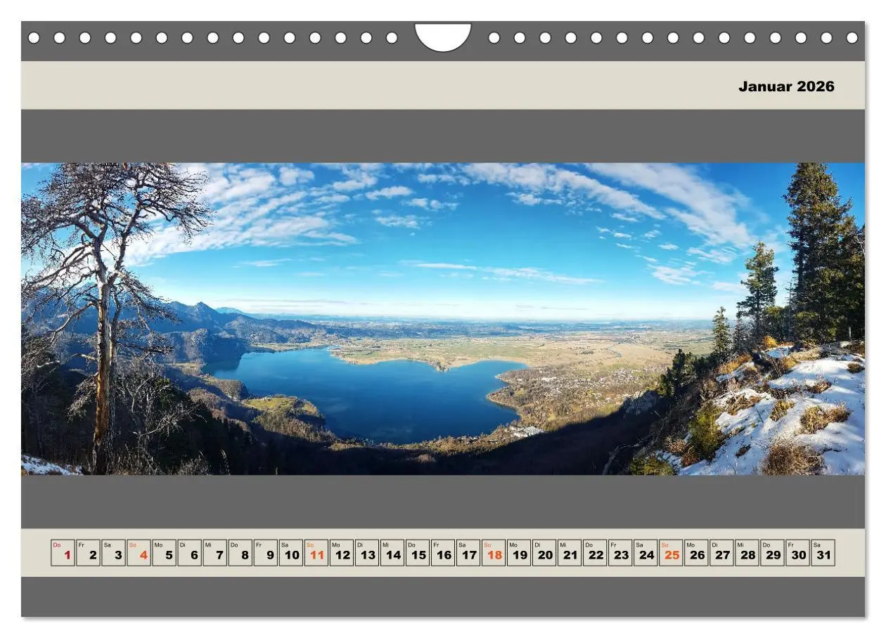 Bild: 9783457607350 | Walchensee Panorama (Wandkalender 2026 DIN A4 quer), CALVENDO...