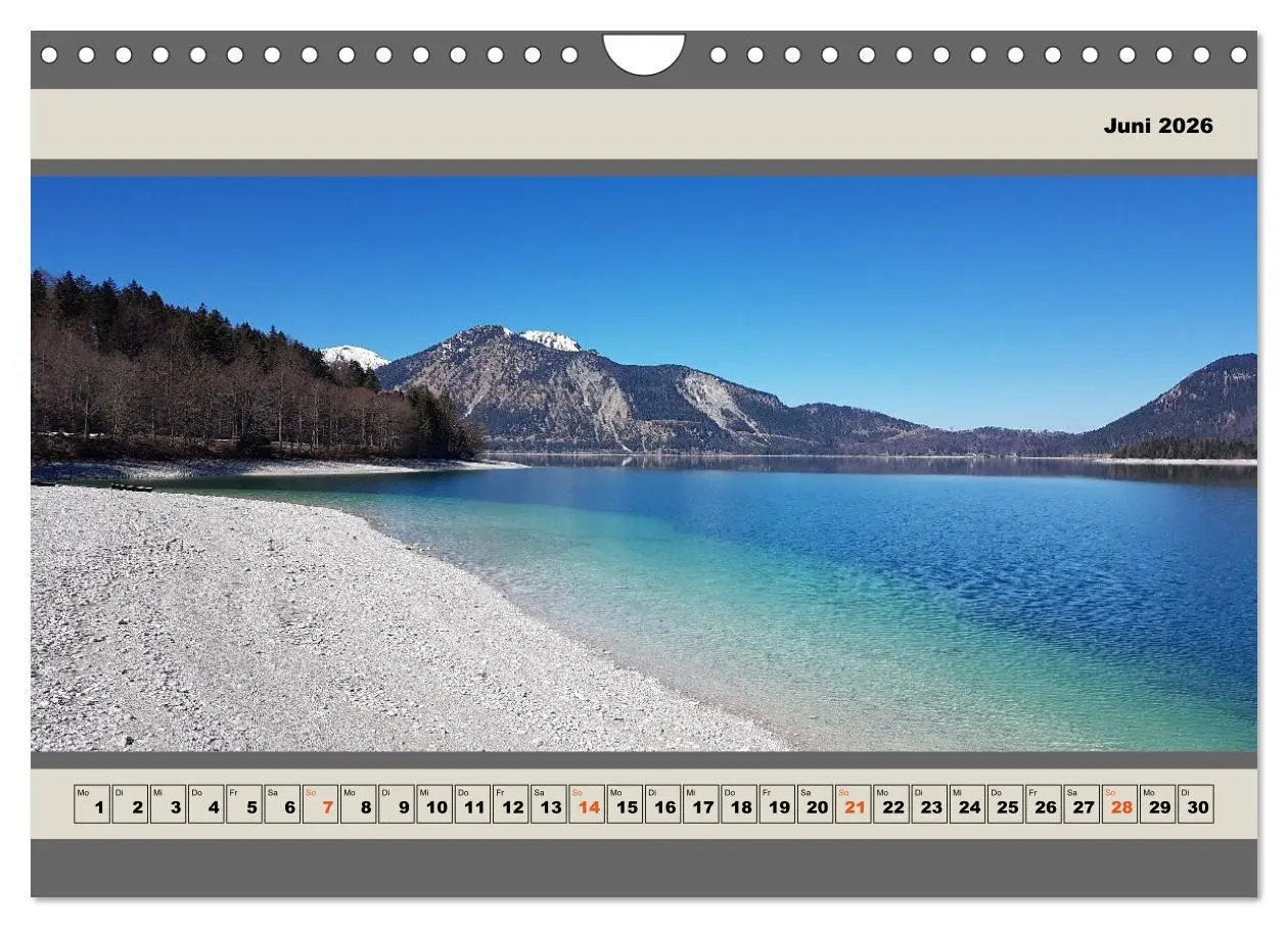 Bild: 9783457607350 | Walchensee Panorama (Wandkalender 2026 DIN A4 quer), CALVENDO...