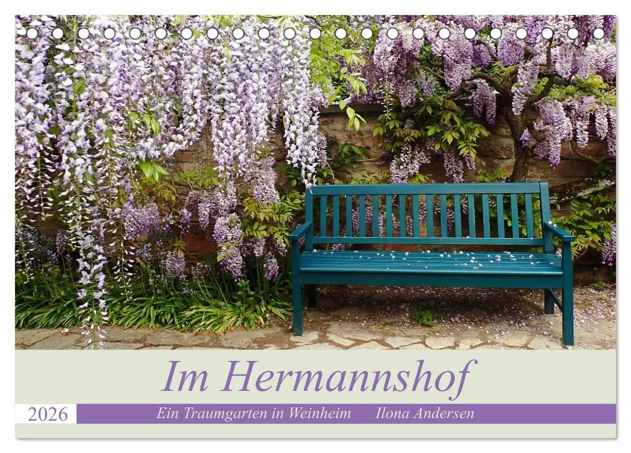 Cover: 9783457917350 | Im Hermannshof - Ein Traumgarten in Weinheim (Tischkalender 2026...