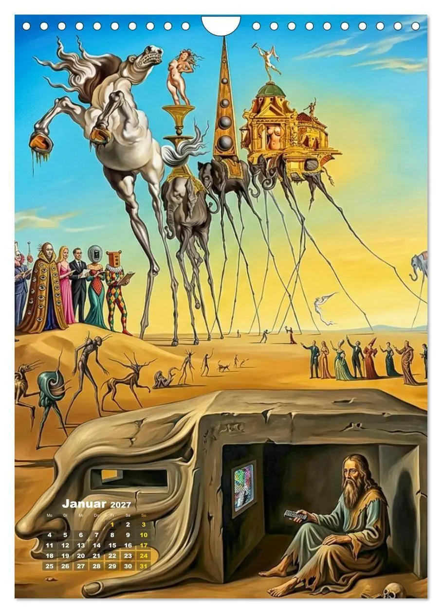 Bild: 9783516797350 | Dali und Magritte: zwei surreale Wirklichkeiten (Wandkalender 2027...