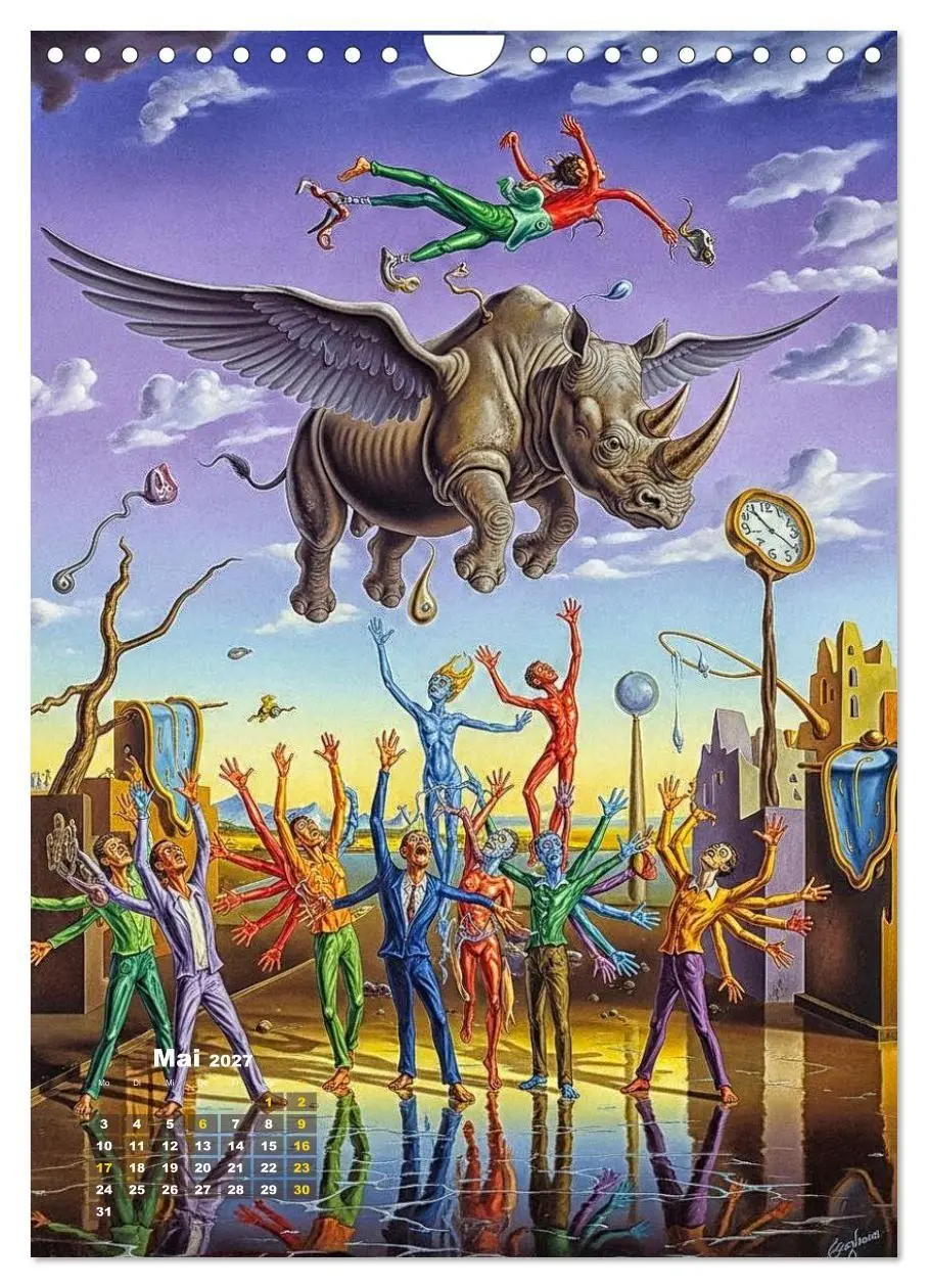 Bild: 9783516797350 | Dali und Magritte: zwei surreale Wirklichkeiten (Wandkalender 2027...