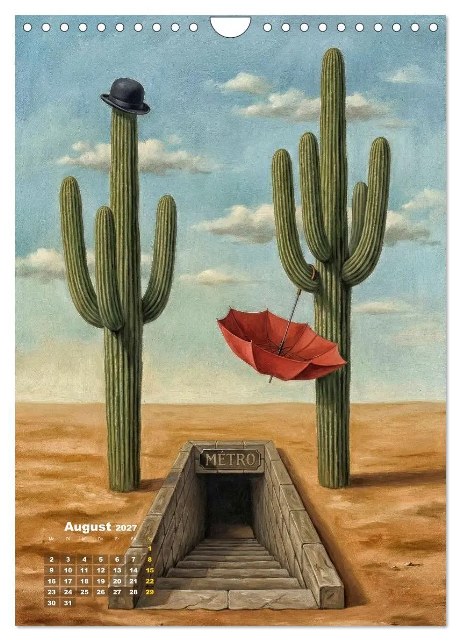 Bild: 9783516797350 | Dali und Magritte: zwei surreale Wirklichkeiten (Wandkalender 2027...