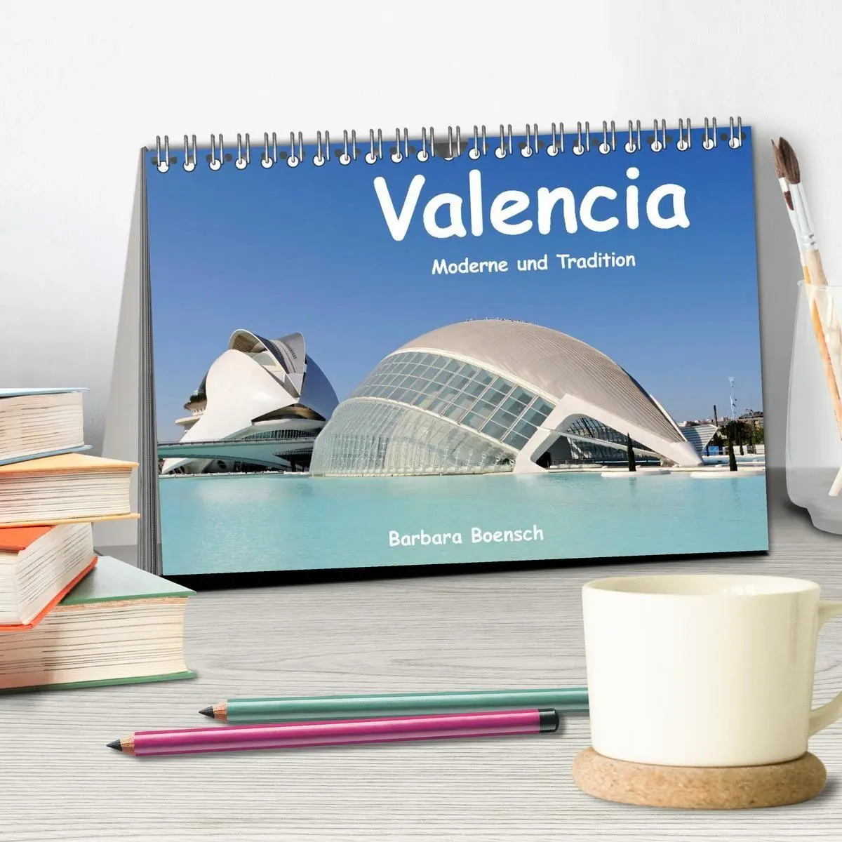 Bild: 9783594227350 | Valencia (Tischkalender 2027 DIN A5 quer), CALVENDO Monatskalender