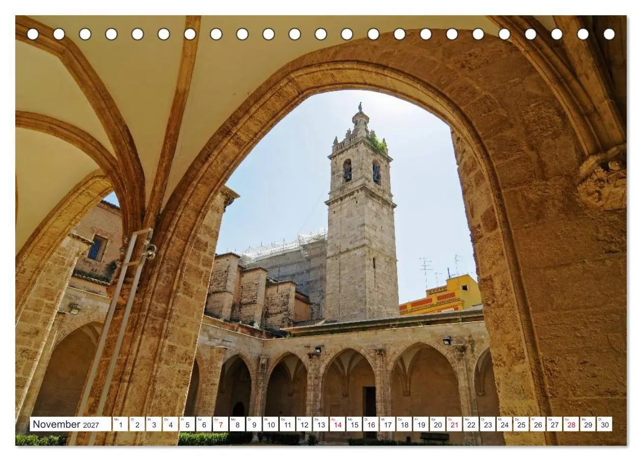 Bild: 9783594227350 | Valencia (Tischkalender 2027 DIN A5 quer), CALVENDO Monatskalender