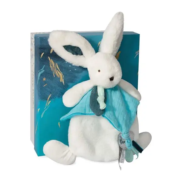 Cover: 3700335237450 | Happy Pop Schmusetuch, petrol 25cm | Happy Doudou, Boite | 8903745