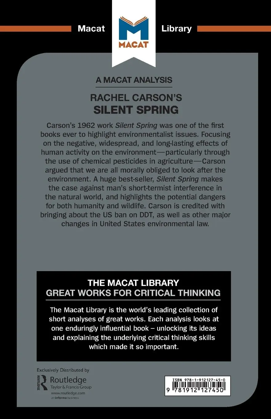 Rückseite: 9781912127450 | An Analysis of Rachel Carson's Silent Spring | Nikki Springer | Buch