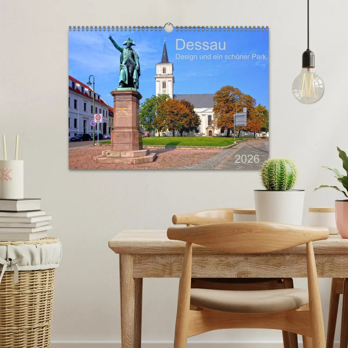 Bild: 9783457767450 | Dessau Design und ein schöner Park (Wandkalender 2026 DIN A3 quer),...