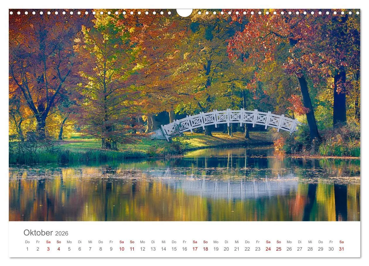 Bild: 9783457767450 | Dessau Design und ein schöner Park (Wandkalender 2026 DIN A3 quer),...