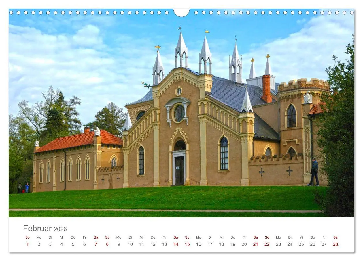 Bild: 9783457767450 | Dessau Design und ein schöner Park (Wandkalender 2026 DIN A3 quer),...