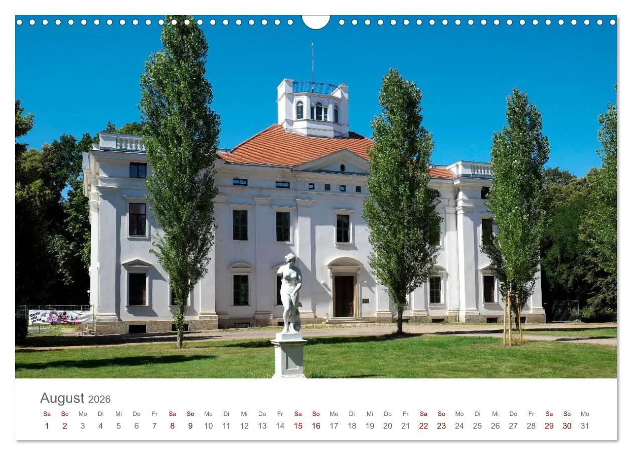 Bild: 9783457767450 | Dessau Design und ein schöner Park (Wandkalender 2026 DIN A3 quer),...