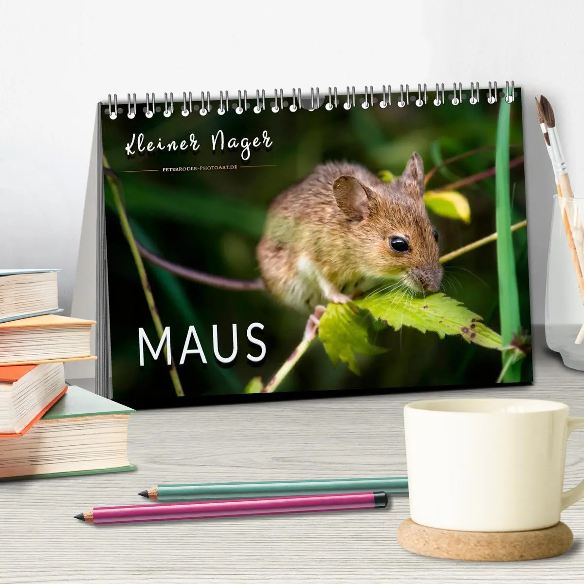 Bild: 9783457837450 | Kleiner Nager - Maus (Tischkalender 2026 DIN A5 quer), CALVENDO...