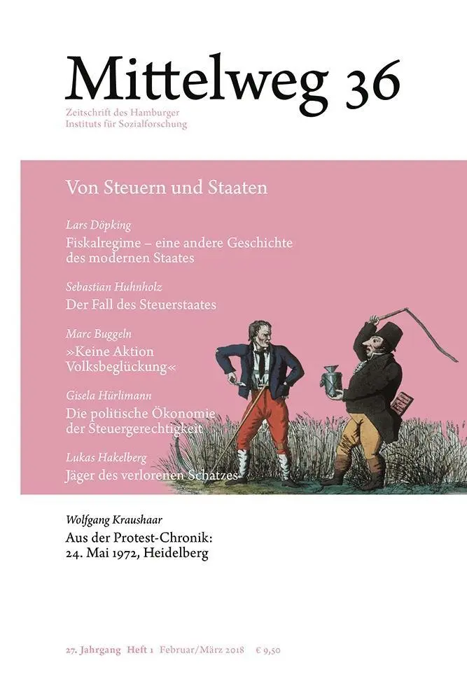 Cover: 9783868547450 | Mittelweg 36 - Von Steuern und Staaten | Sebastian Huhnholz | Buch