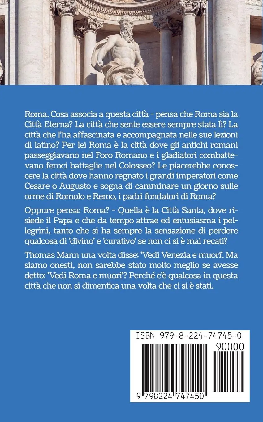 Rückseite: 9798224747450 | Guida turistica di Roma | Roman Hünsche | Taschenbuch | Italienisch
