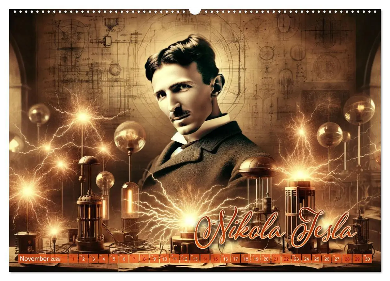Bild: 9783457447550 | Genies der Geschichte - Ein KI Kalender (hochwertiger Premium...