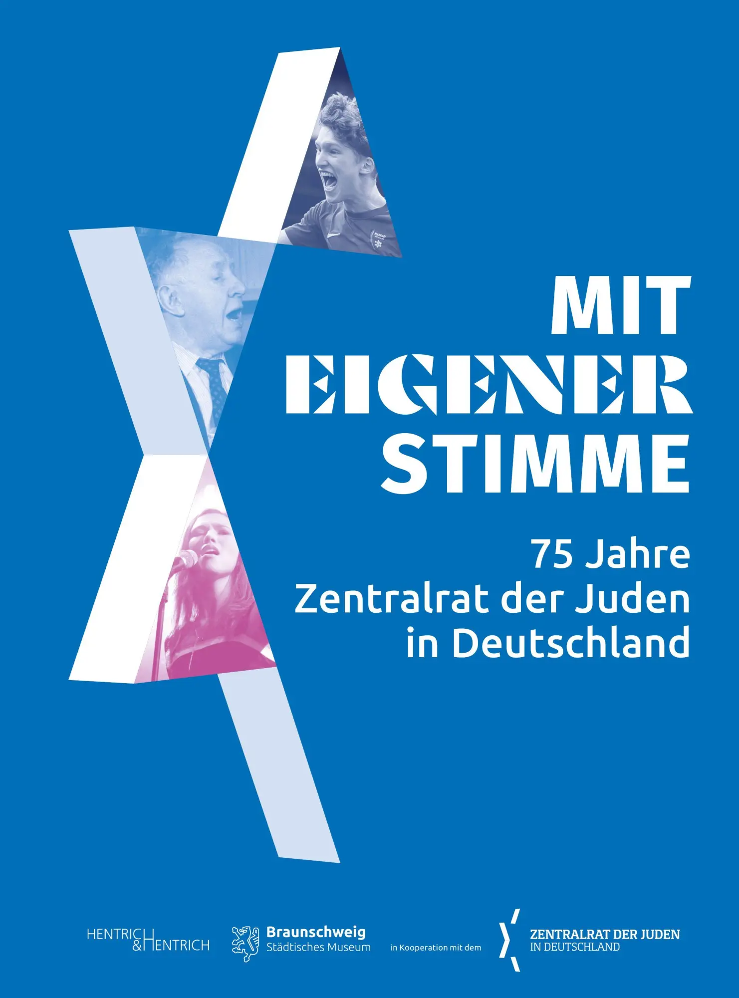 Cover: 9783955657550 | Mit eigener Stimme | 75 Jahre Zentralrat der Juden in Deutschland