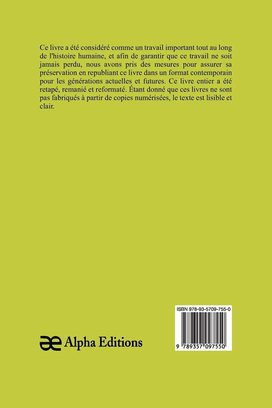 Rückseite: 9789357097550 | Histoire de France | Jacques Bainville | Taschenbuch | Französisch