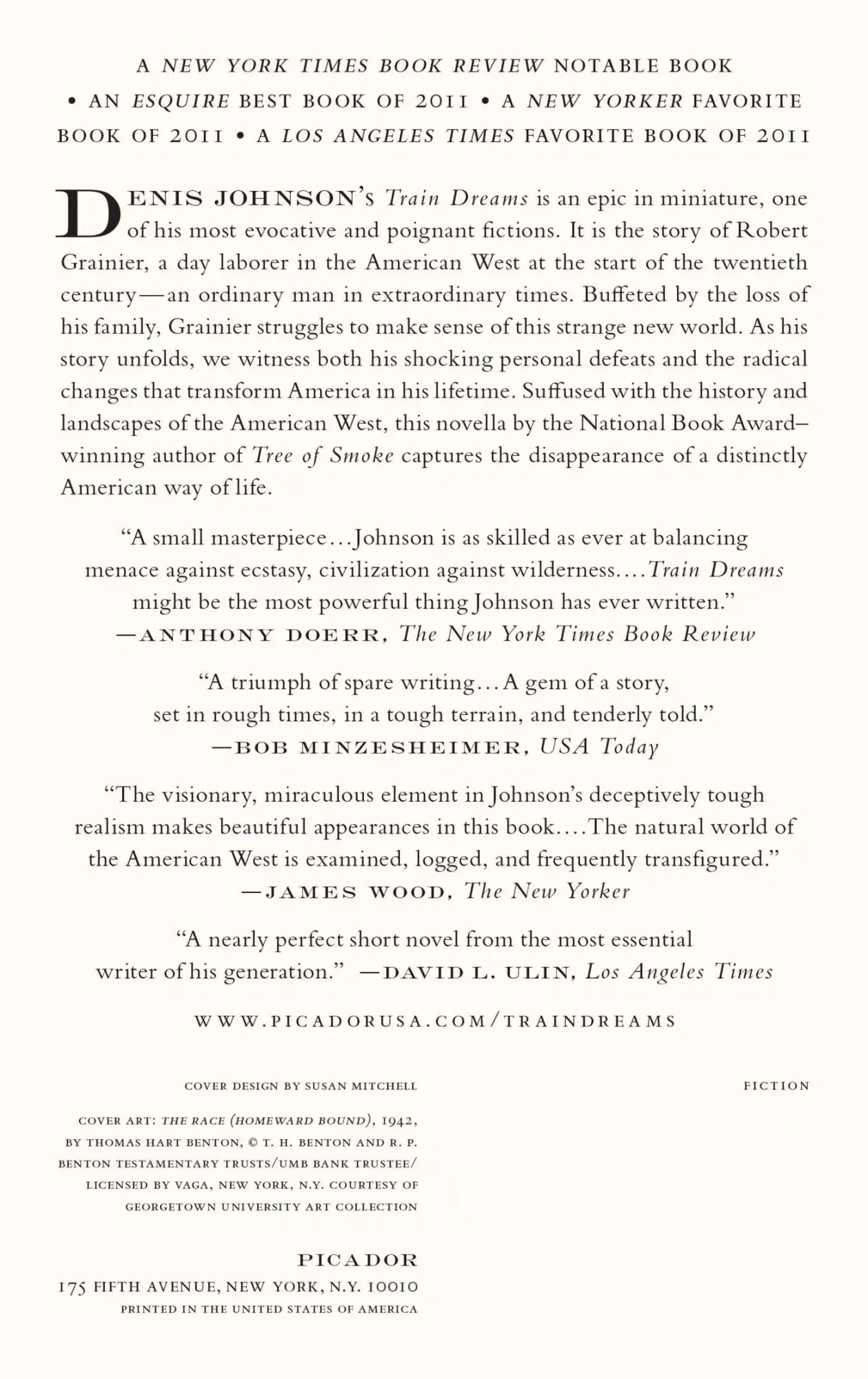 Rückseite: 9781250007650 | Train Dreams | Denis Johnson | Taschenbuch | 116 S. | Englisch | 2012