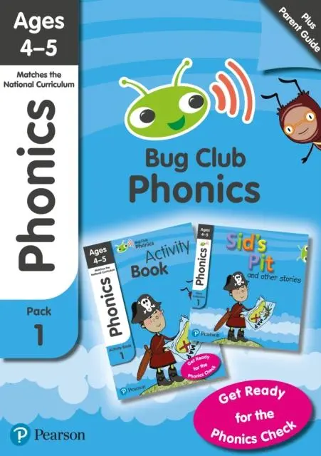 Cover: 9781292377650 | Phonics - Learn at Home Pack 1 (Bug Club), Phonics Sets 1-3 for...