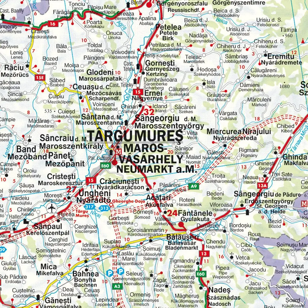 Bild: 9783707907650 | Siebenbürgen 1 : 400 000 Autokarte | (Land-)Karte | gefalzt | Deutsch
