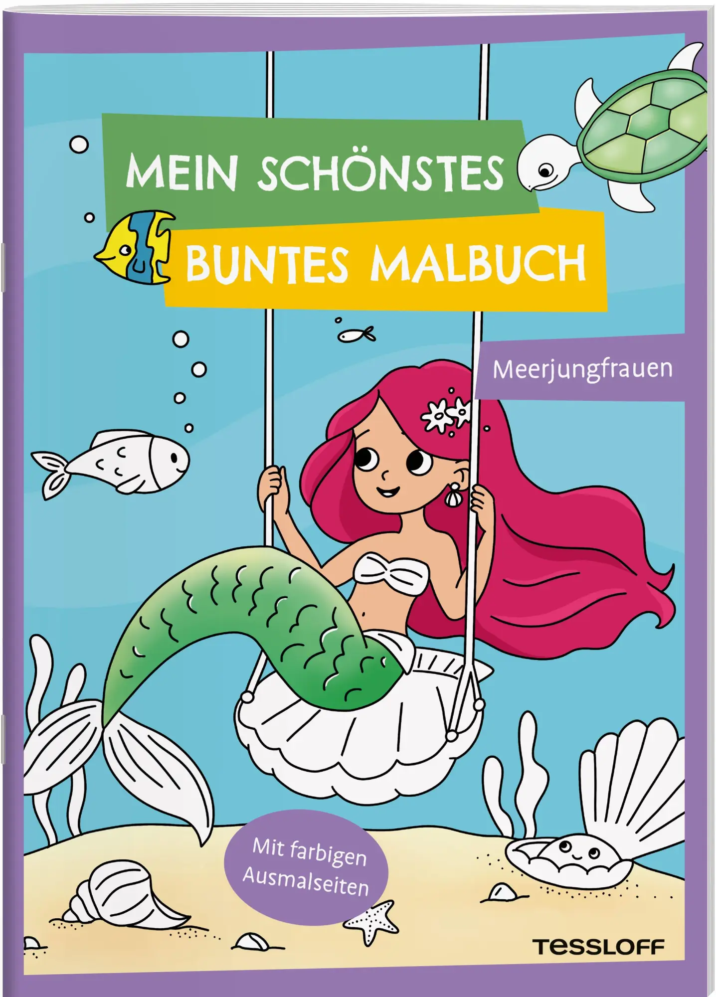 Cover: 9783788647650 | Mein schönstes buntes Malbuch. Meerjungfrauen | Carmen Eisendle | 2025