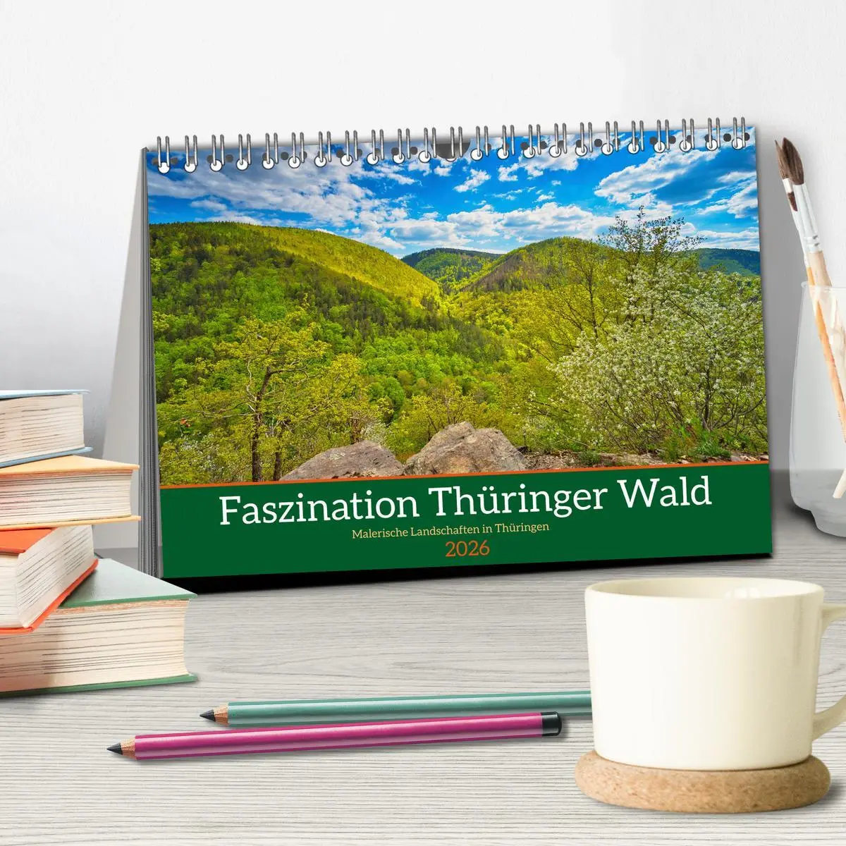 Bild: 9783457427750 | Faszination Thüringer Wald (Tischkalender 2026 DIN A5 quer),...