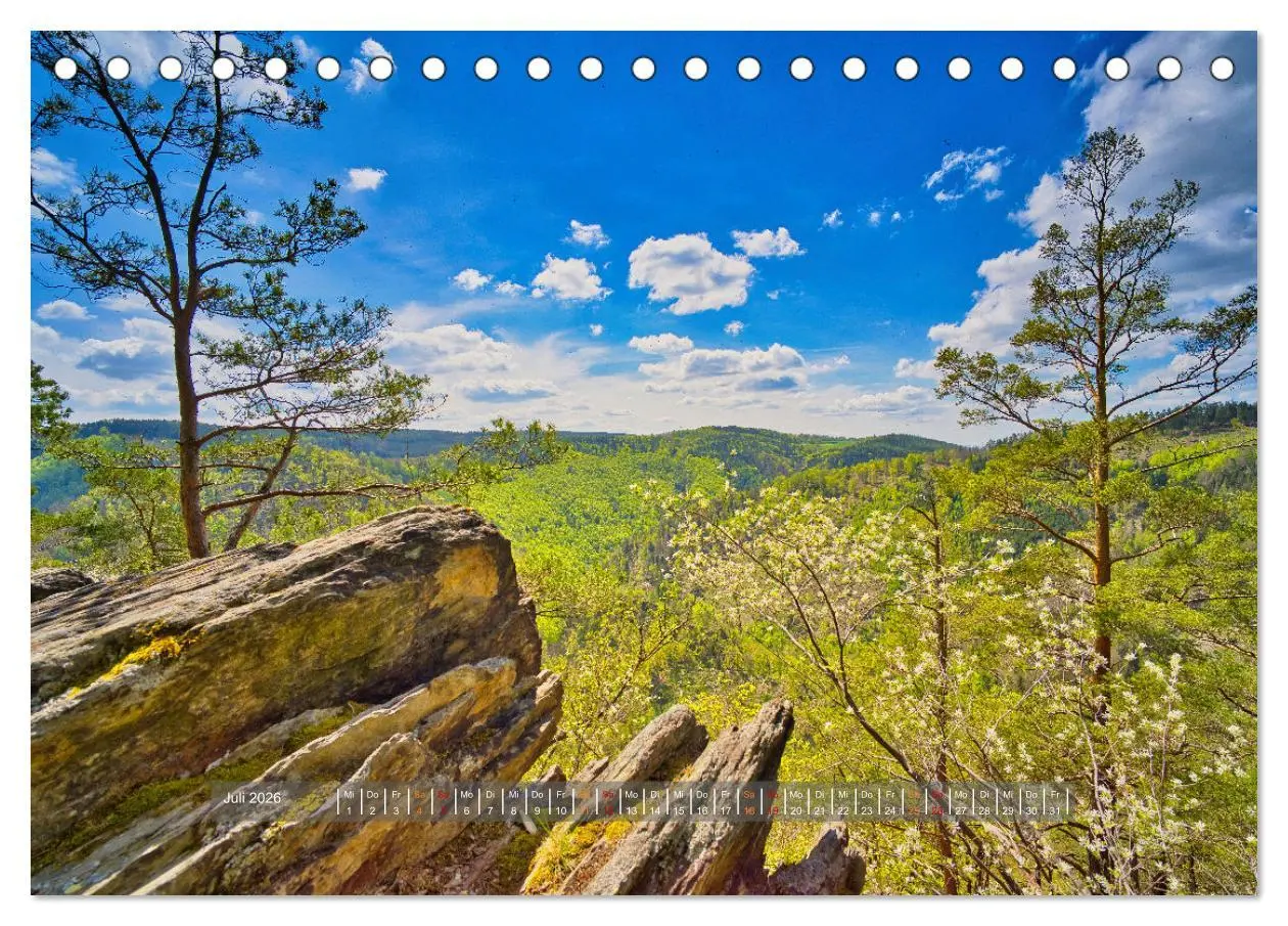 Bild: 9783457427750 | Faszination Thüringer Wald (Tischkalender 2026 DIN A5 quer),...