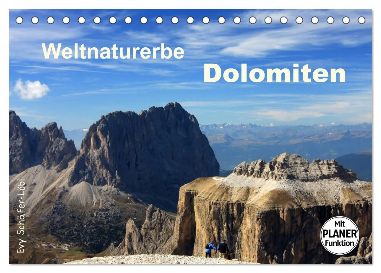 Cover: 9783457977750 | Weltnaturerbe DOLOMITEN (Tischkalender 2026 DIN A5 quer), CALVENDO...
