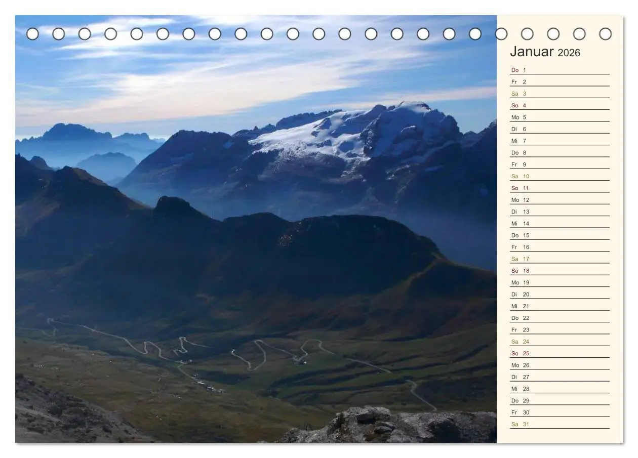 Bild: 9783457977750 | Weltnaturerbe DOLOMITEN (Tischkalender 2026 DIN A5 quer), CALVENDO...