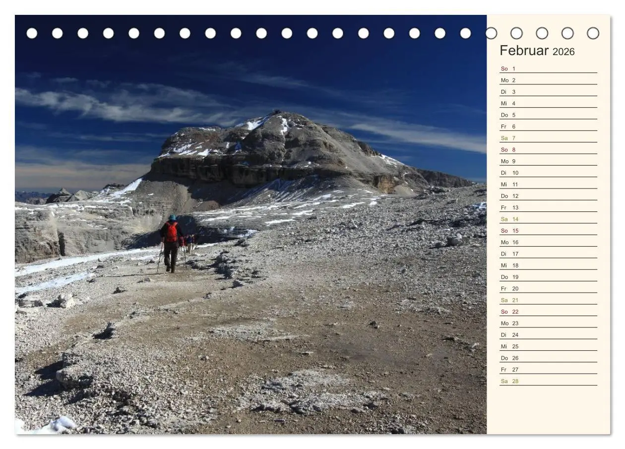 Bild: 9783457977750 | Weltnaturerbe DOLOMITEN (Tischkalender 2026 DIN A5 quer), CALVENDO...
