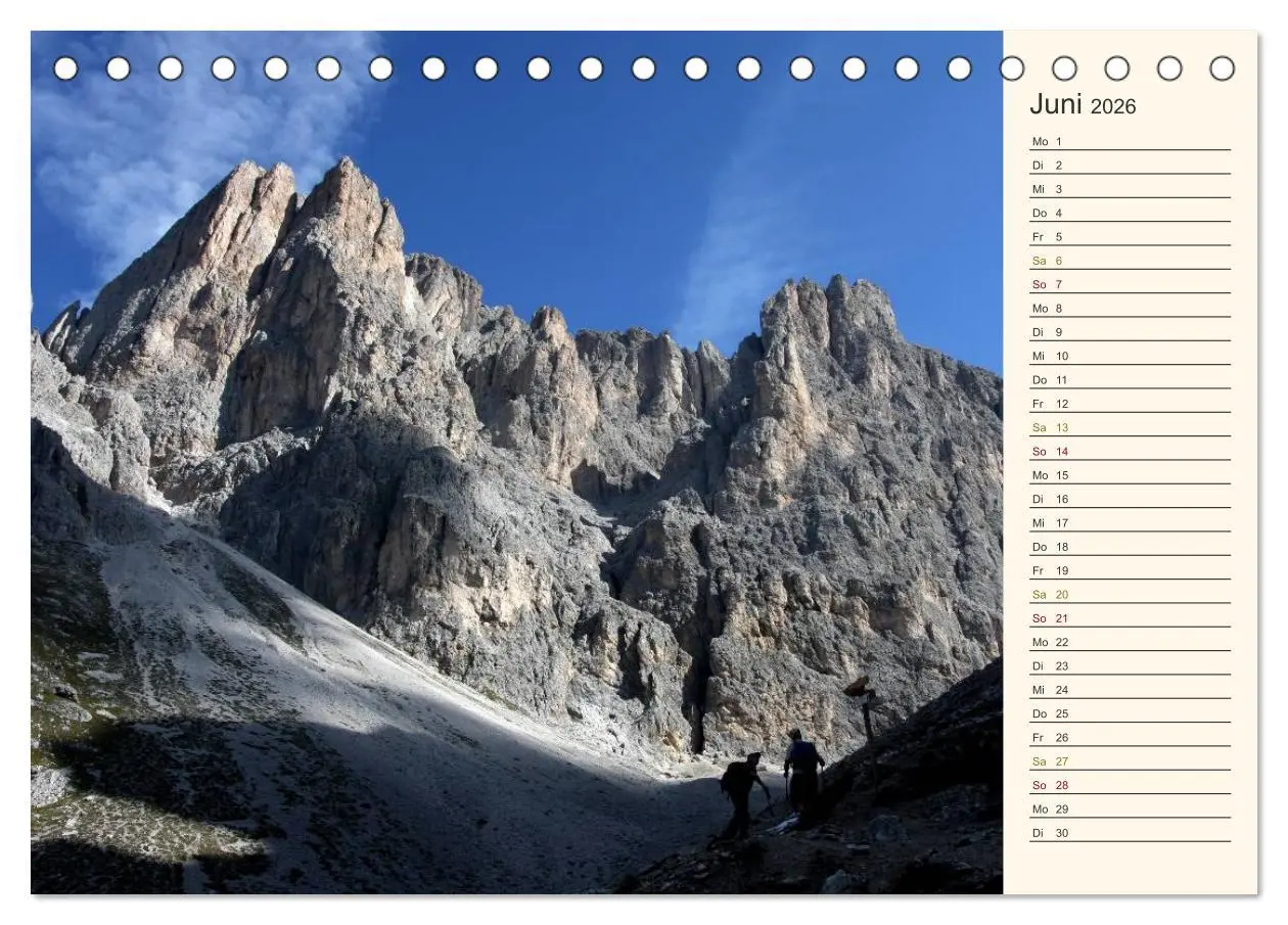 Bild: 9783457977750 | Weltnaturerbe DOLOMITEN (Tischkalender 2026 DIN A5 quer), CALVENDO...