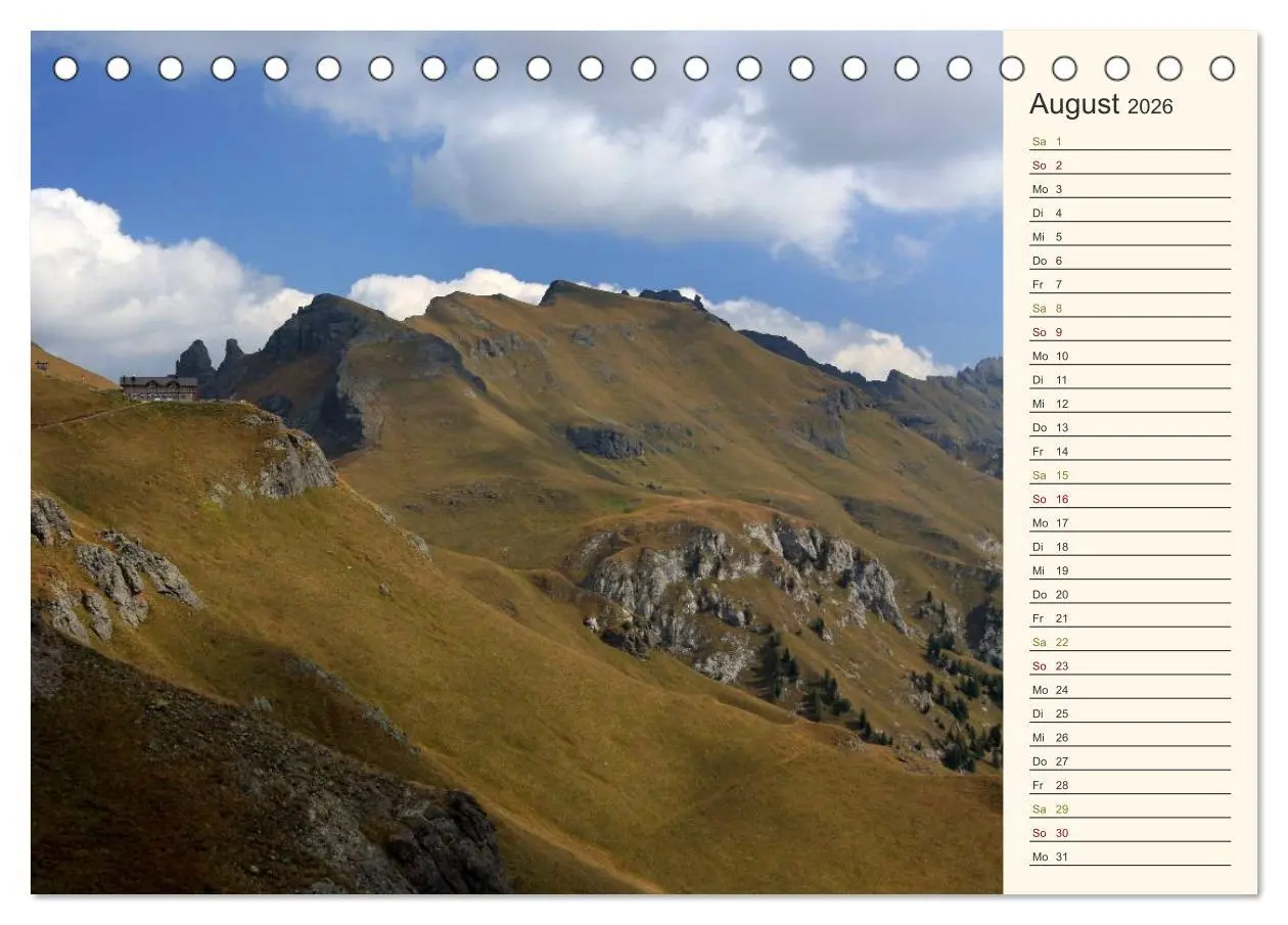 Bild: 9783457977750 | Weltnaturerbe DOLOMITEN (Tischkalender 2026 DIN A5 quer), CALVENDO...