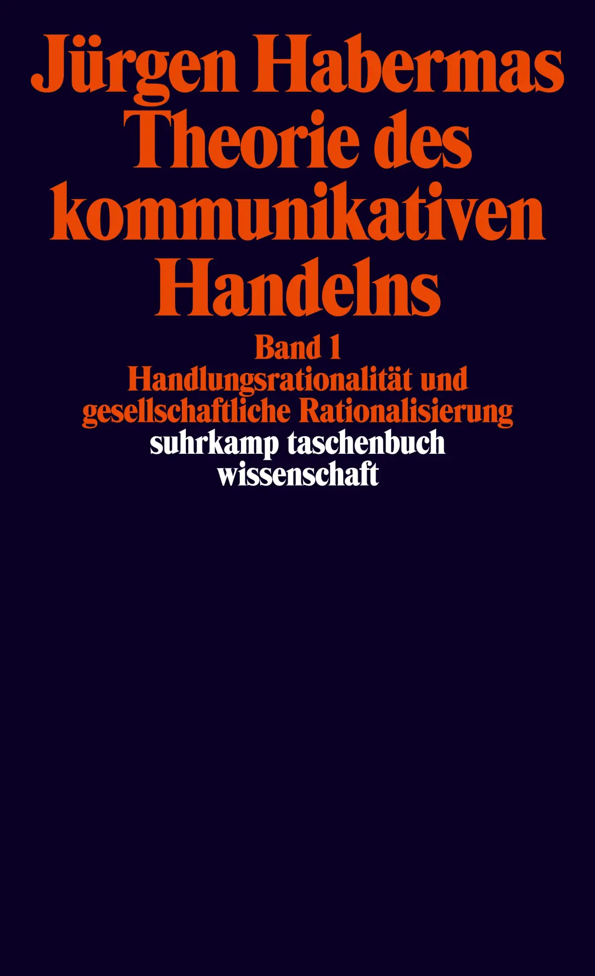 Cover: 9783518287750 | Theorie des kommunikativen Handelns | Jürgen Habermas | Taschenbuch