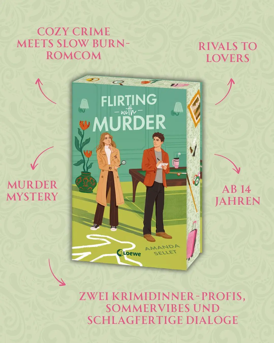 Bild: 9783743227750 | Flirting With Murder (Hearts &amp; Crime, Band 1) | Amanda Sellet | Buch