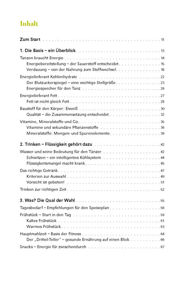 Bild: 9783894877750 | Ernährung für Tänzer | Grundlagen, Leistungsförderung, Praxistipps