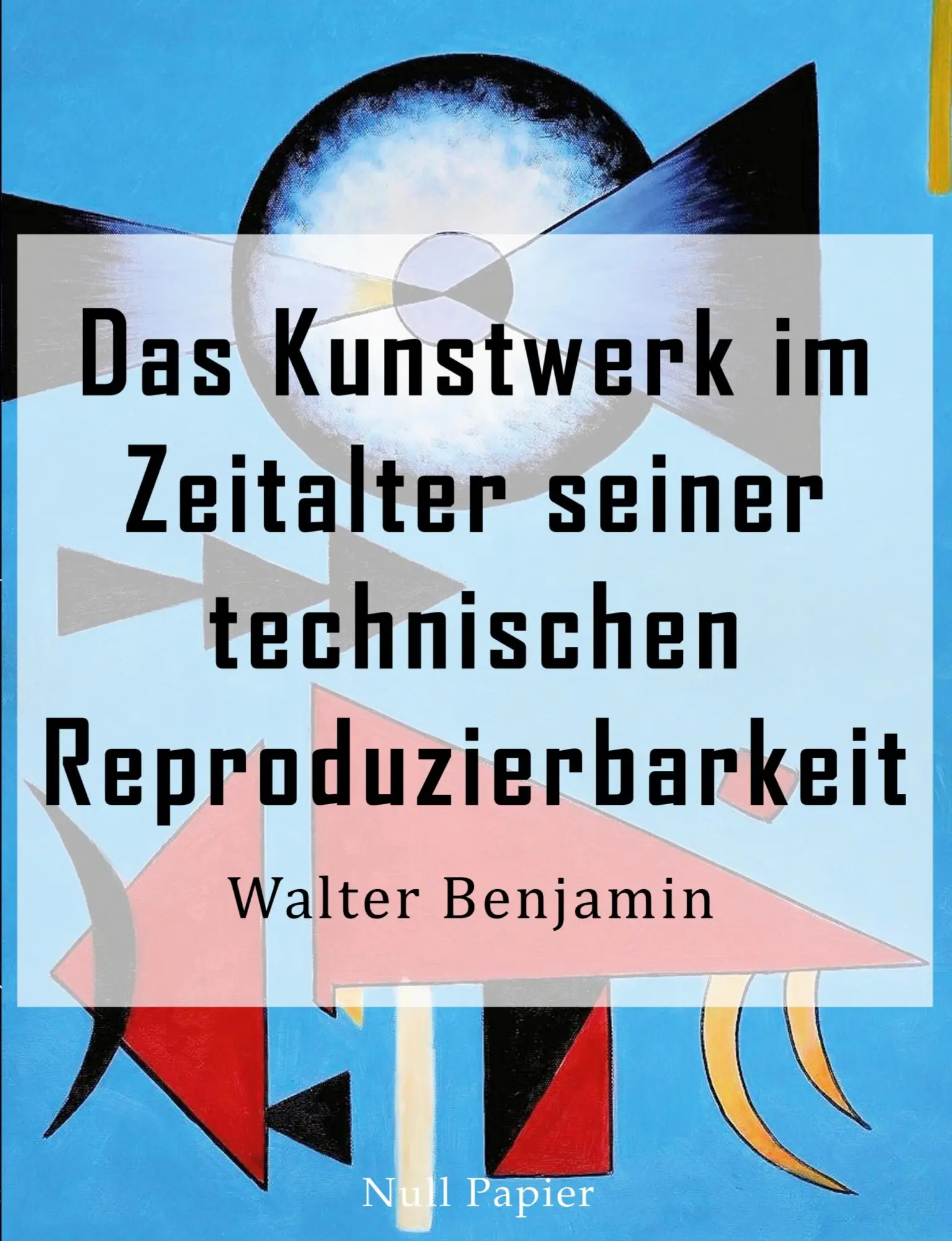Cover: 9783954187850 | Das Kunstwerk im Zeitalter seiner technischen Reproduzierbarkeit