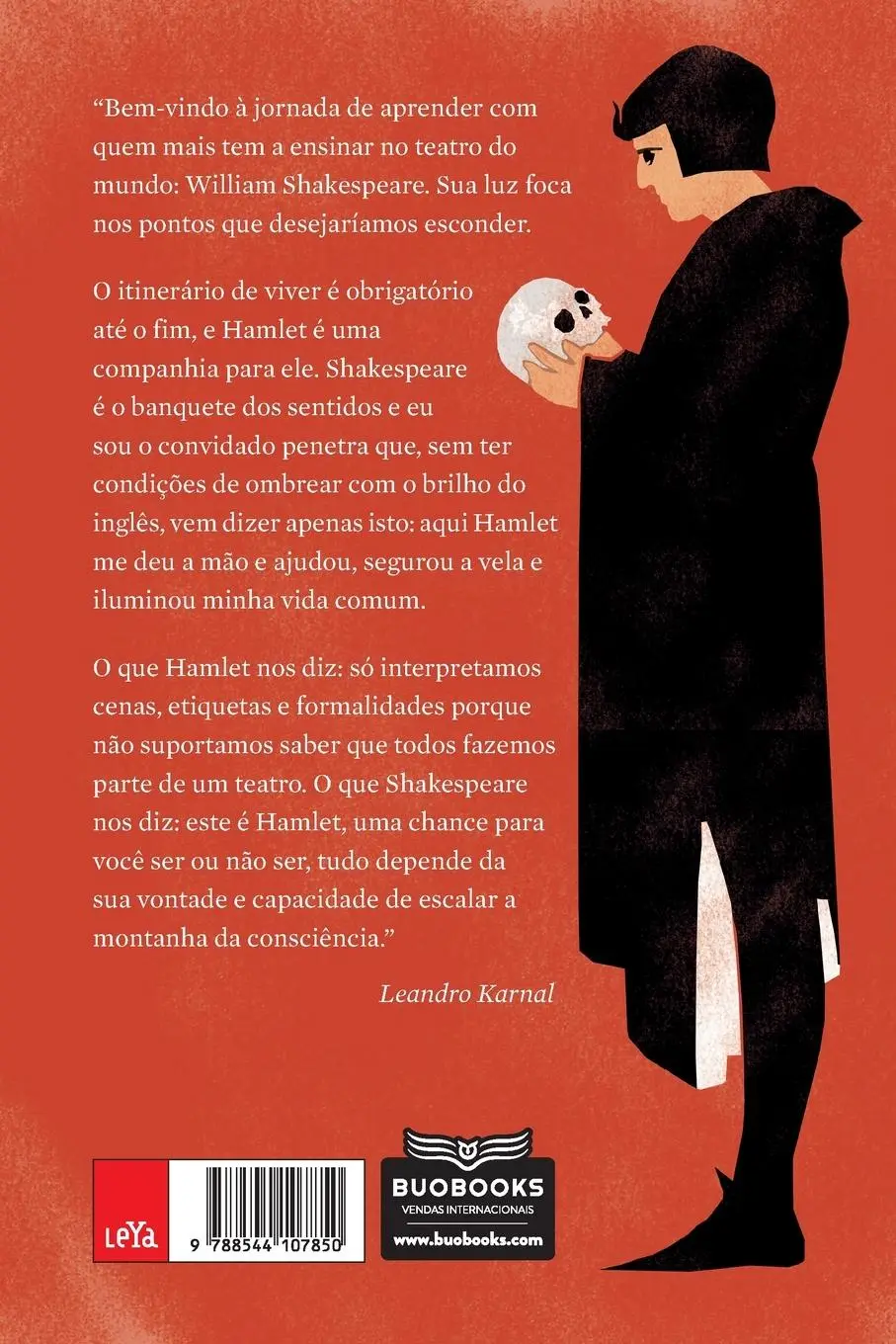 Rückseite: 9788544107850 | O que aprendi com Hamlet | Leandro Karnal | Taschenbuch | 2018 | Leya