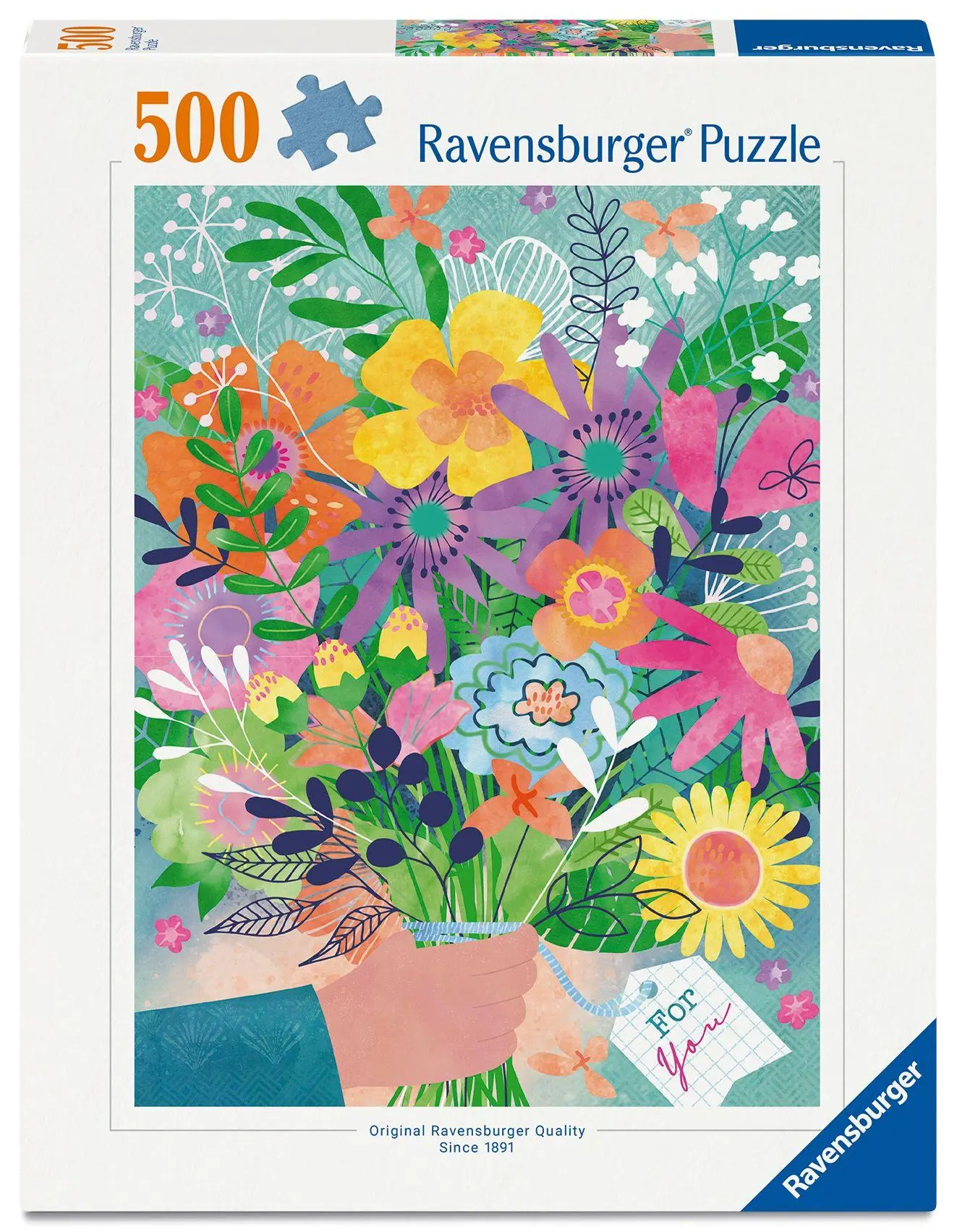 Cover: 4005555017950 | Erwachsenenpuzzle 500 Teile - Blumen für dich | Spiel | 12001795