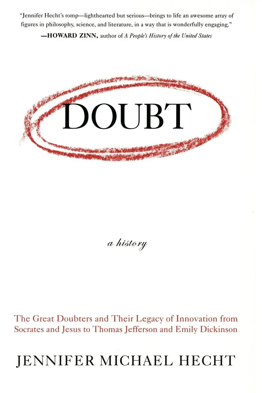 Cover: 9780060097950 | Doubt | Jennifer Hecht | Taschenbuch | Englisch | 2004 | HarperOne