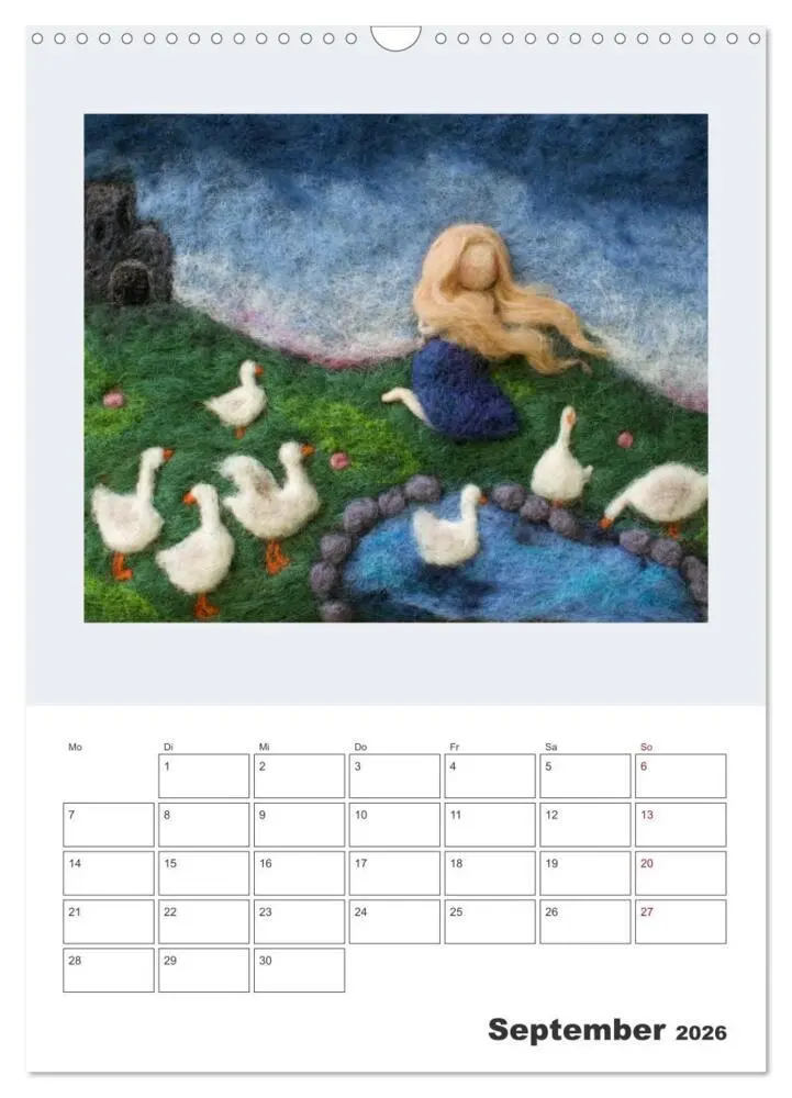 Bild: 9783516357950 | Märchenkalender (Wandkalender 2026 DIN A3 hoch), CALVENDO...