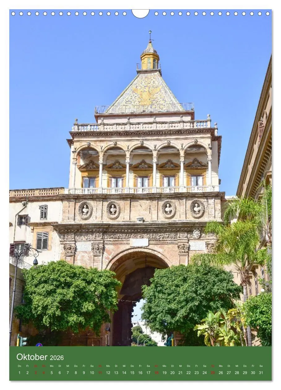 Bild: 9783516597950 | Spaziergang durch Palermo (Wandkalender 2026 DIN A3 hoch), CALVENDO...